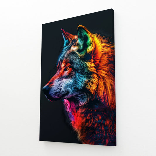 Pop Art Wolf Artwork