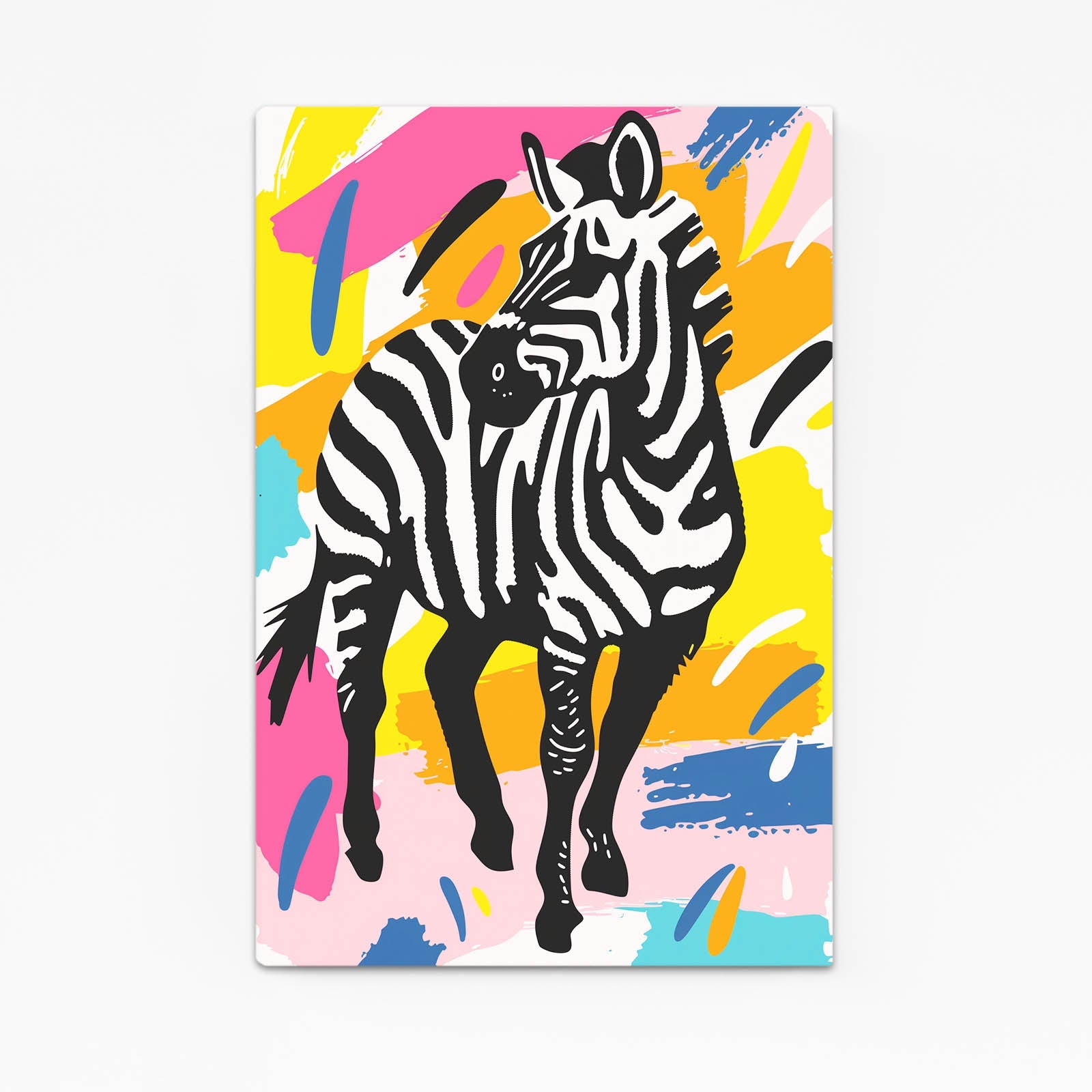 Pop Art Zebra Canvas – pop art canvas print