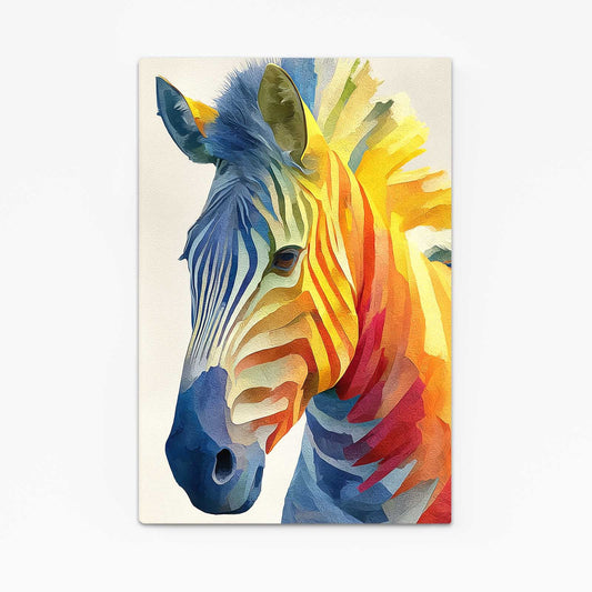 Pop Art Zebra Wall Art – pop art canvas print