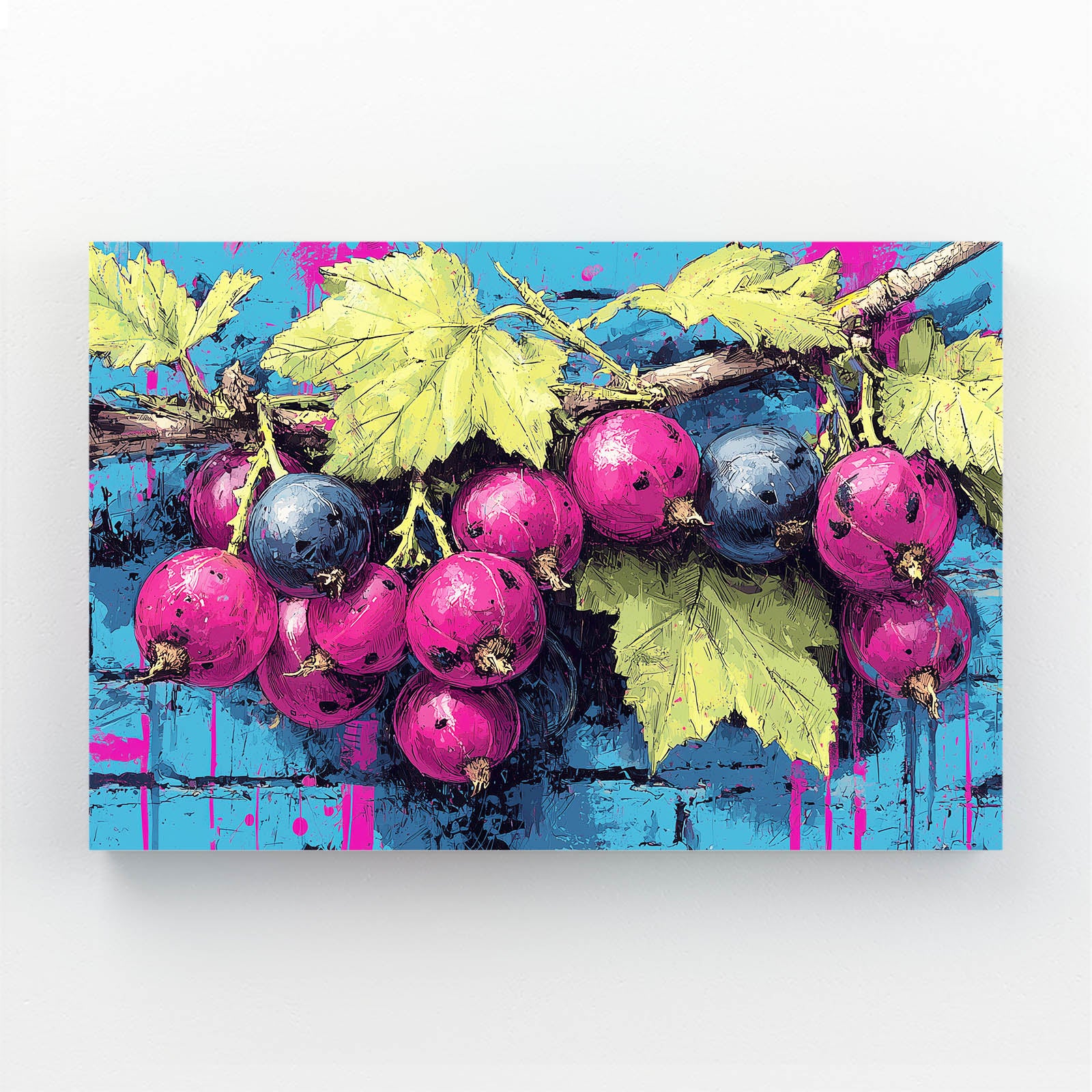 Pop Grapes Wood Fruit Wall Decor – pop grapes wood fruit canvas print