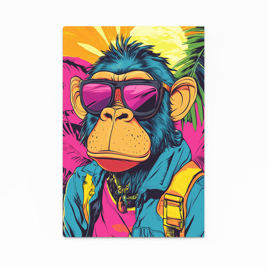 Pop Shades Jacket Monkey Wall Decor – pop shades jacket monkey canvas print
