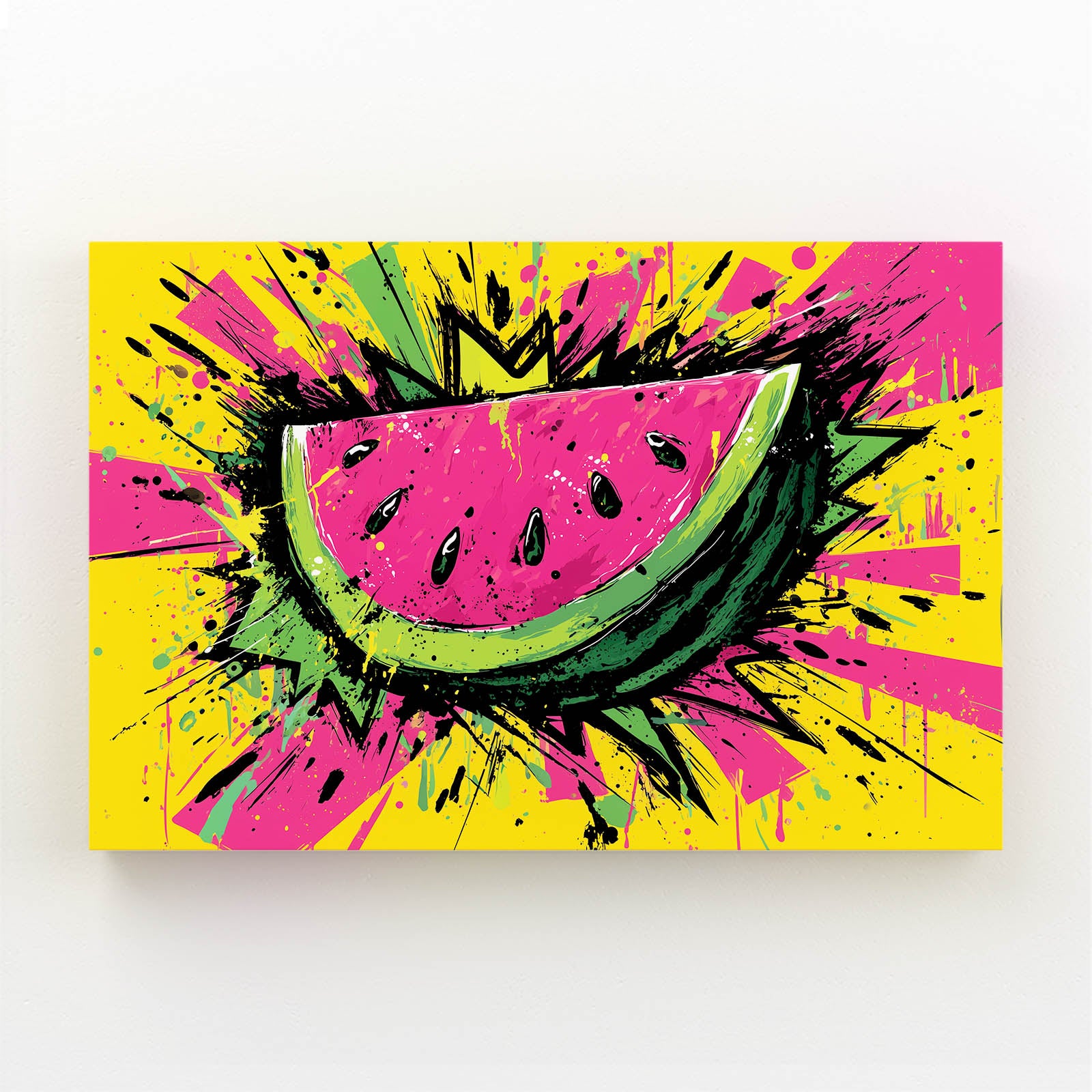 Pop Watermelon Slice Fruit Canvas – pop watermelon slice fruit canvas print