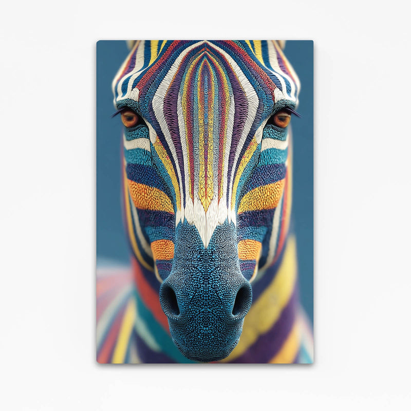Portrait Zebra Art – portrait canvas print