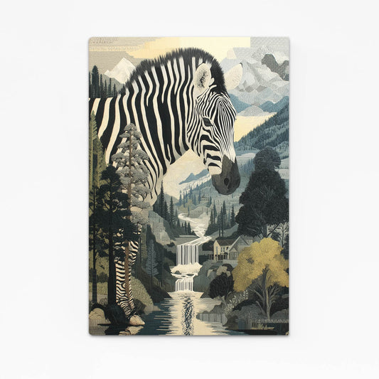 Portrait Zebra Canvas Art – portrait canvas print