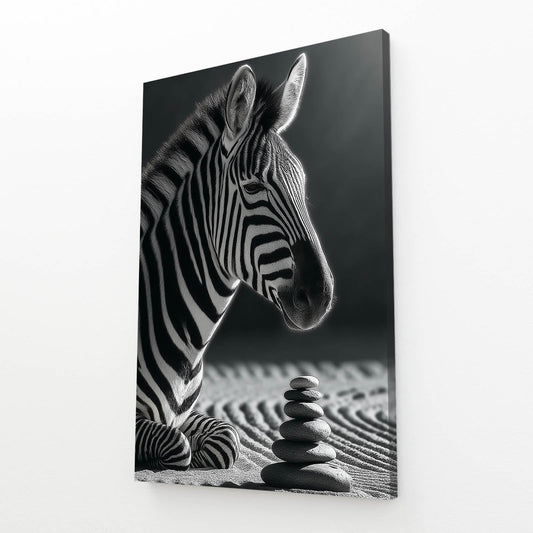 Portrait Zebra Prints – styled in a furnished interior