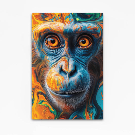 Psychedelic Swirl Gaze Monkey Canvas – psychedelic swirl gaze monkey canvas print