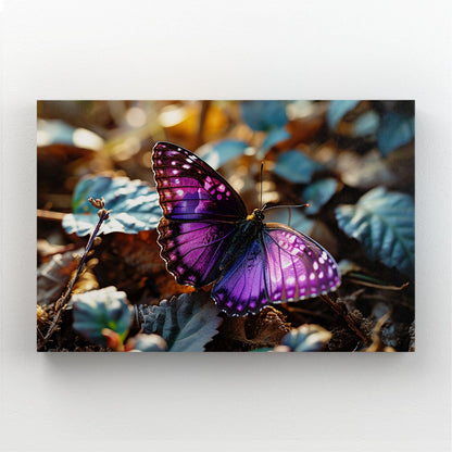 Purple Butterfly Wall Art
