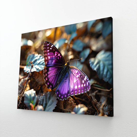 Purple Butterfly Wall Art