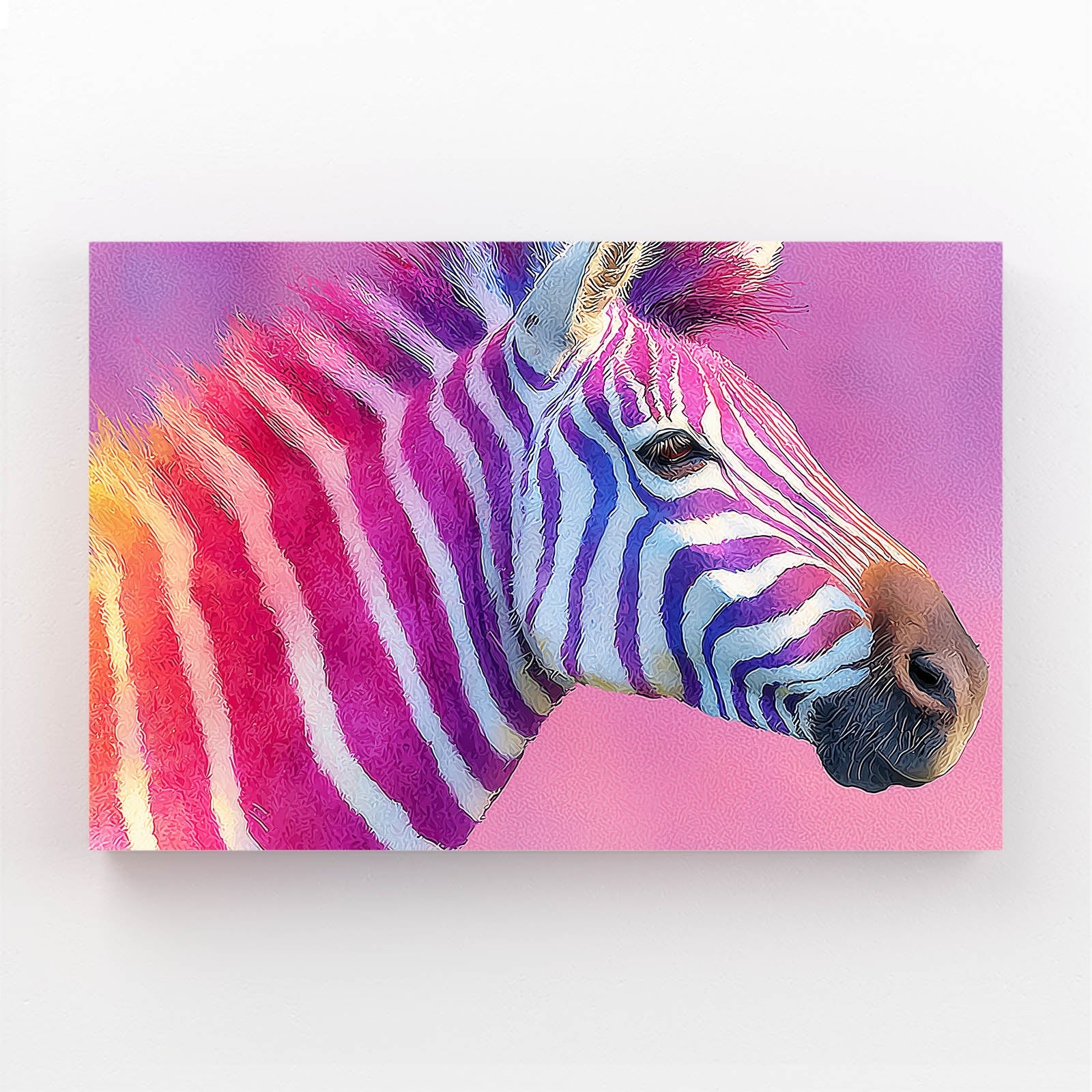Purple Zebra Canvas – purple canvas print