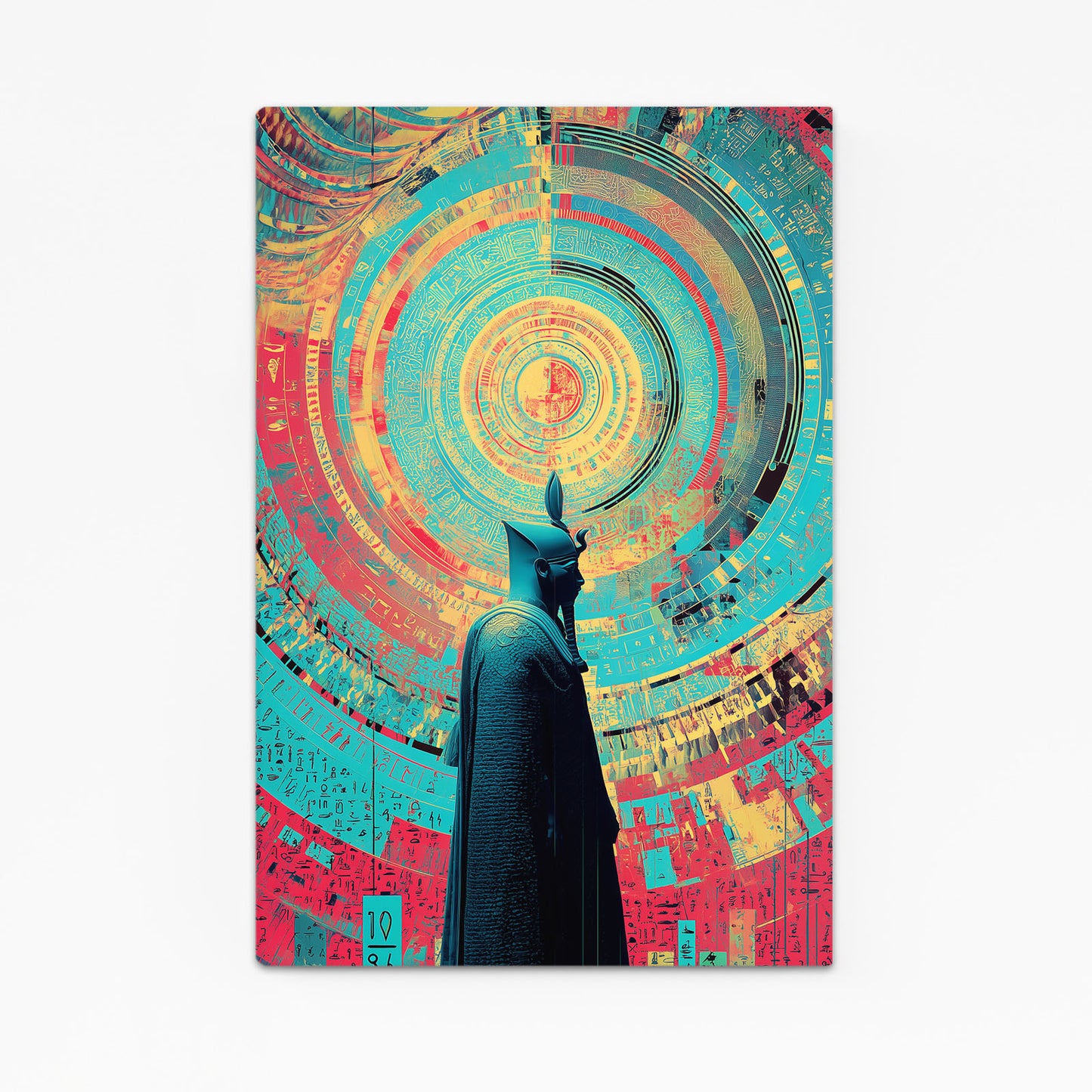 Radial Silhouette Pattern Egyptian Canvas – radial silhouette pattern egyptian canvas print