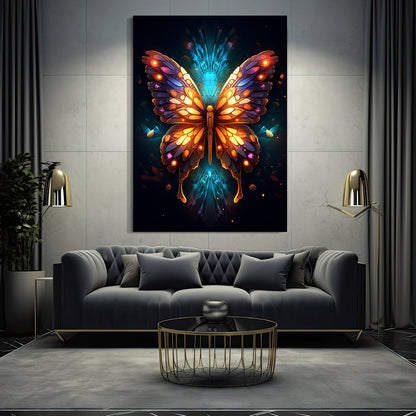 Radiant Butterfly Wall Art