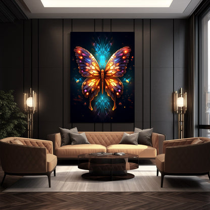 Radiant Butterfly Wall Art