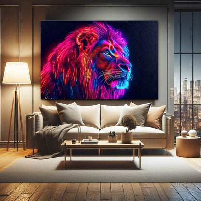 Radiant Lion Wall Art