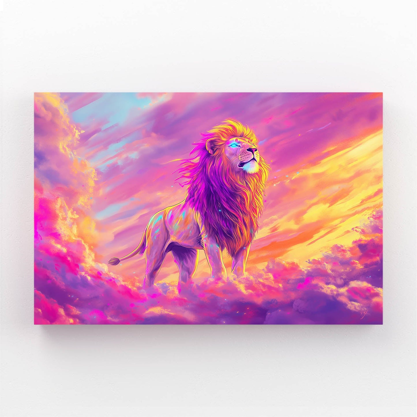 Radiant Majesty Lion Art