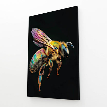 Rainbow Bee Art