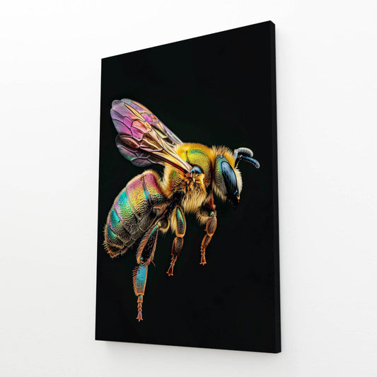Rainbow Bee Art