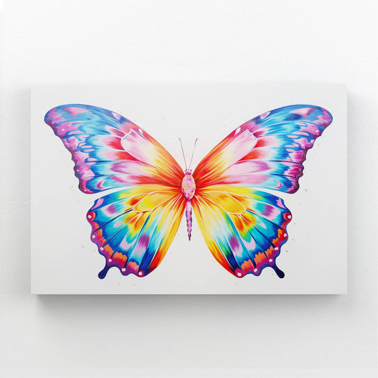 Rainbow Butterfly Wall Art