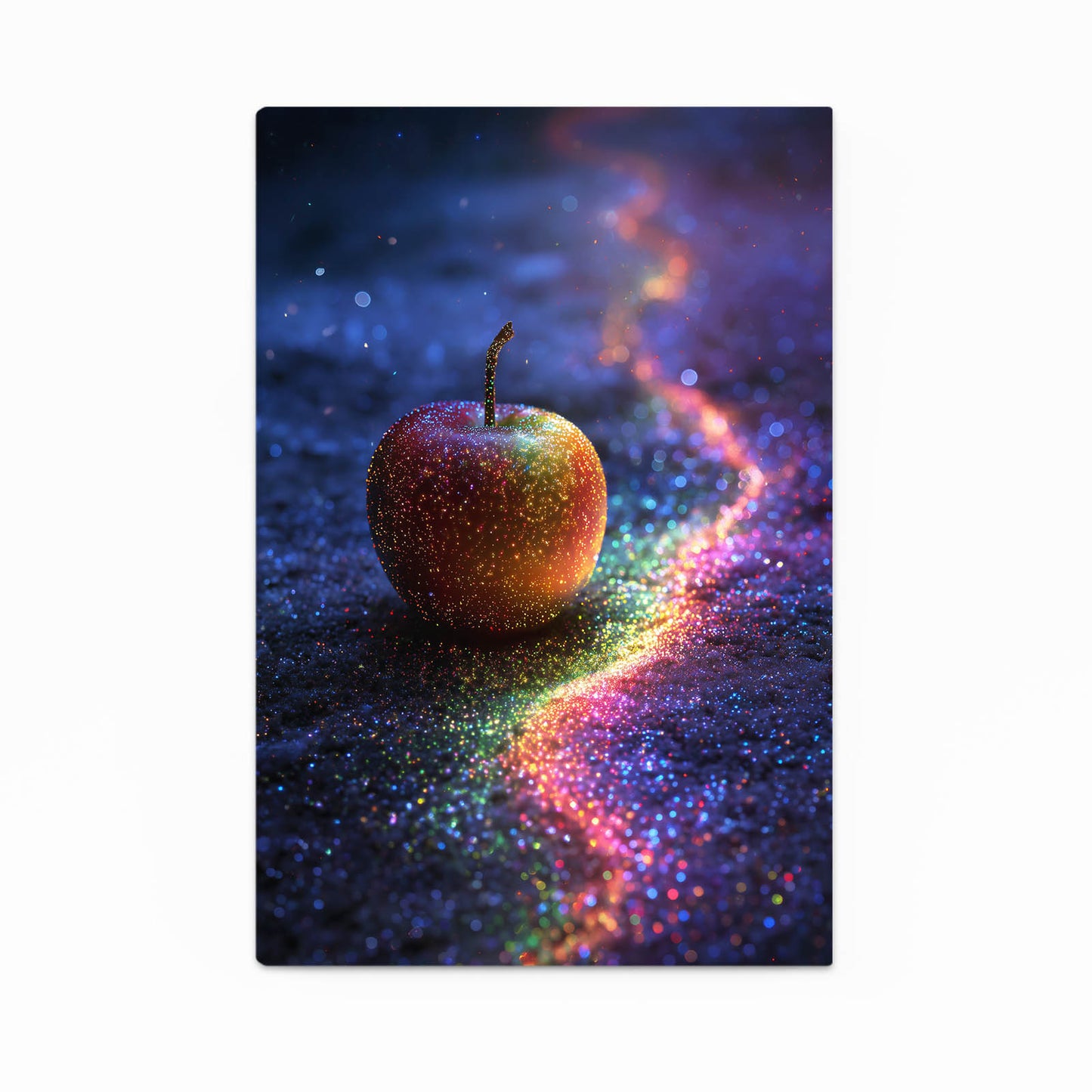 Rainbow Galaxy Trail Apple Canvas Art – rainbow galaxy trail apple canvas print