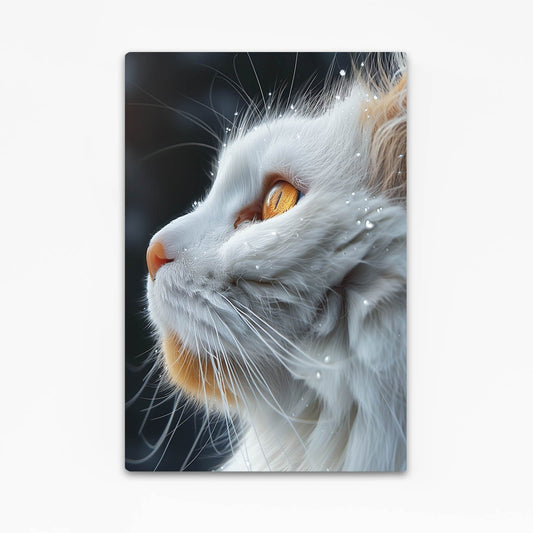 Raindrop Whiskers Cat Wall Art