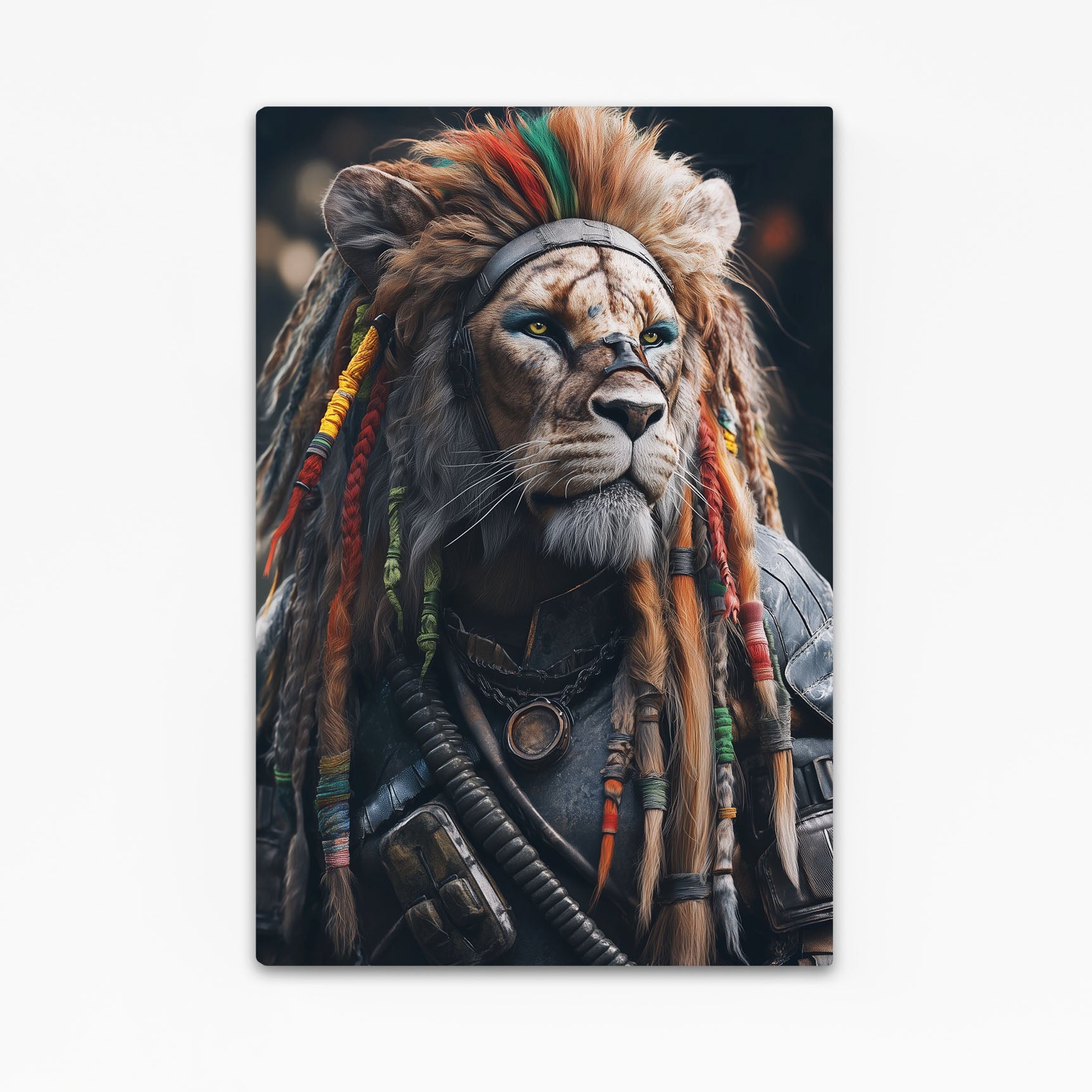Rasta Lion Canvas