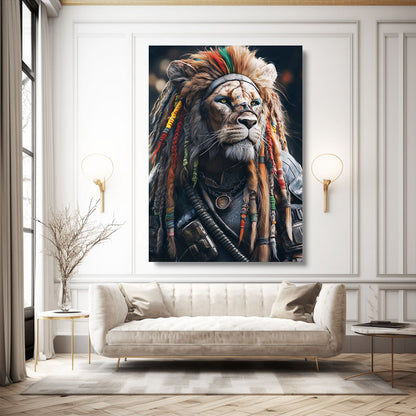 Rasta Lion Canvas