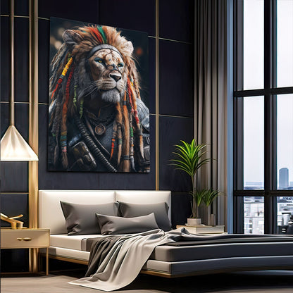 Rasta Lion Canvas