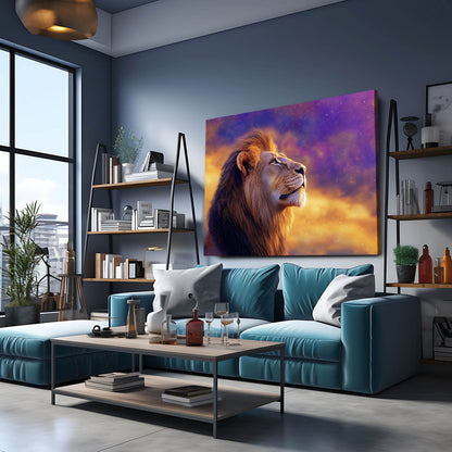 Realistic Lion Art