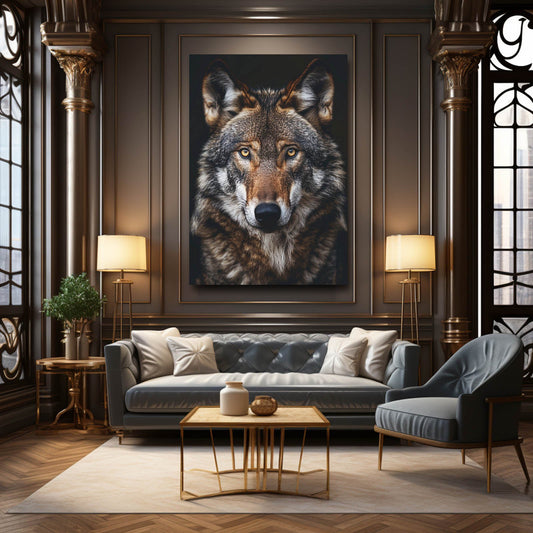 Realistic Wolf Wall Art