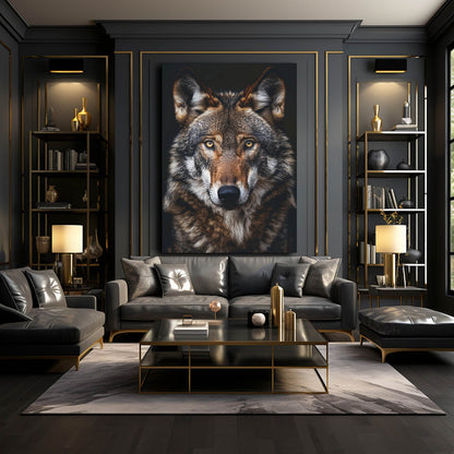 Realistic Wolf Wall Art