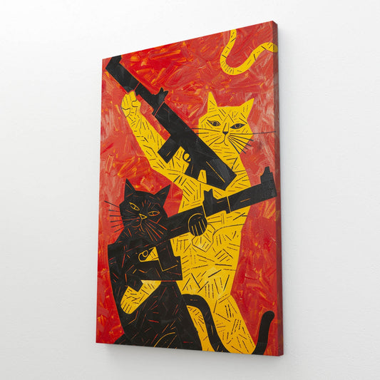 Rebel Felines Cat Art