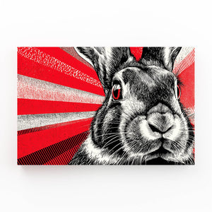 Red Bunny Art
