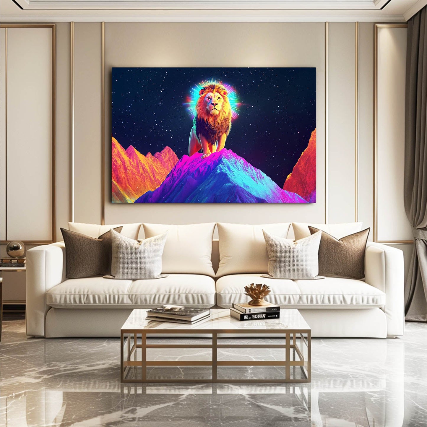 Regal Lion Wall Decor