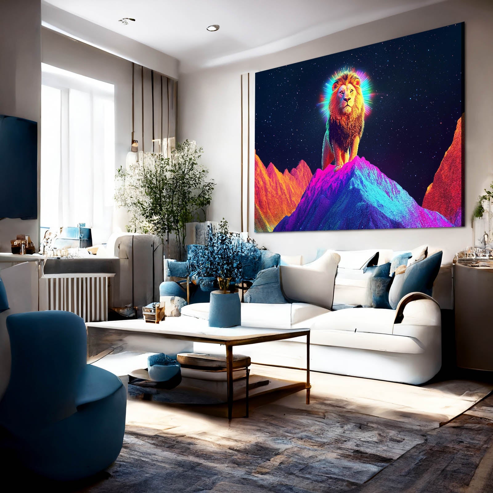 Regal Lion Wall Decor