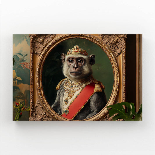 Regal Oval Frame Monkey Prints – regal oval frame monkey canvas print