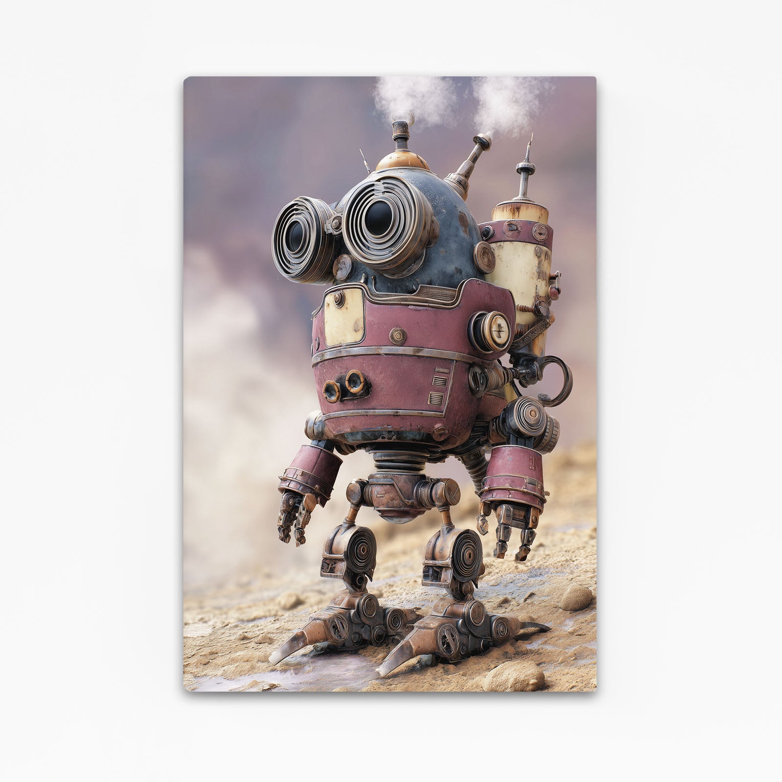 Rose Cloud Robot Steampunk Canvas – rose cloud robot steampunk canvas print