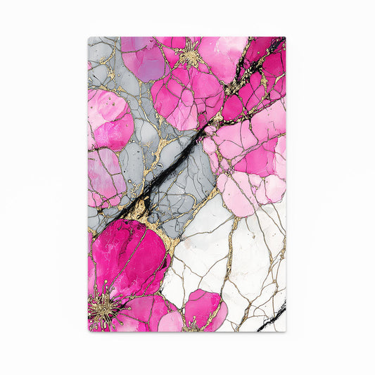Rose Quartz Marble Cherry Blossom Wall Decor – rose quartz marble cherry blossom canvas print