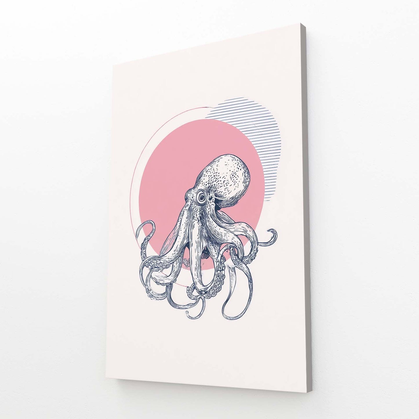 Rose Sun Sketch Octopus Canvas – rose sun sketch octopus canvas print