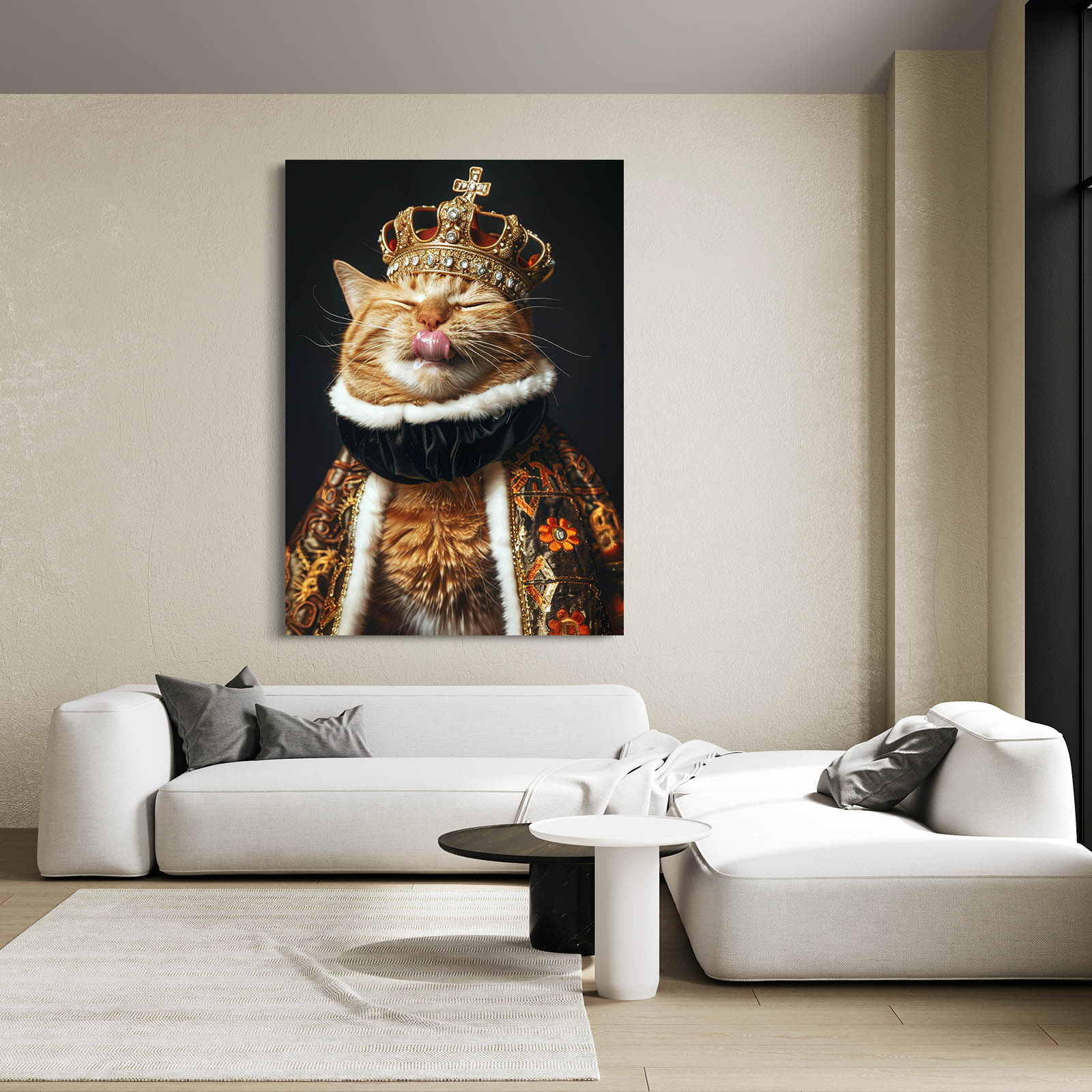 Royal Attitude Cat Art