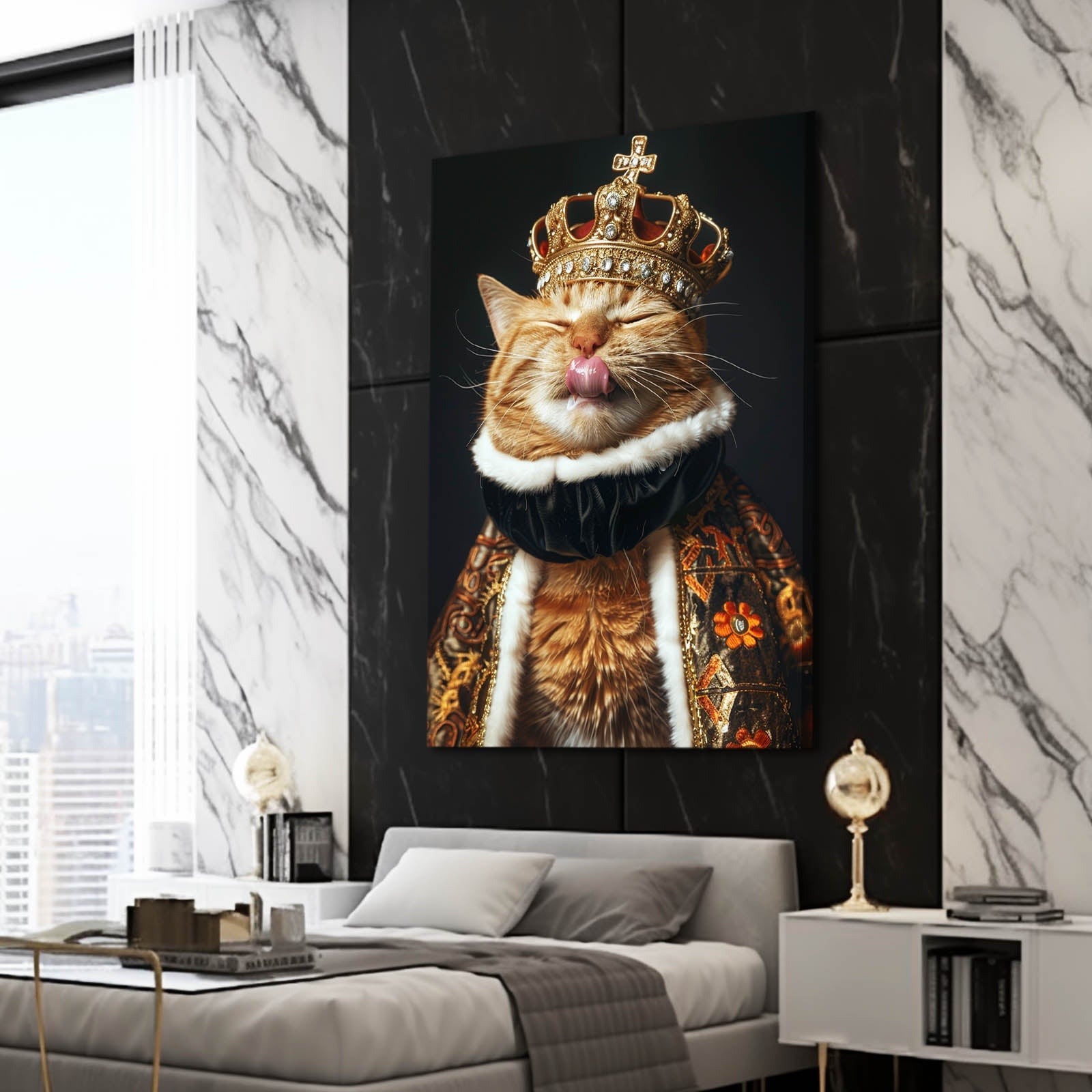 Royal Attitude Cat Art