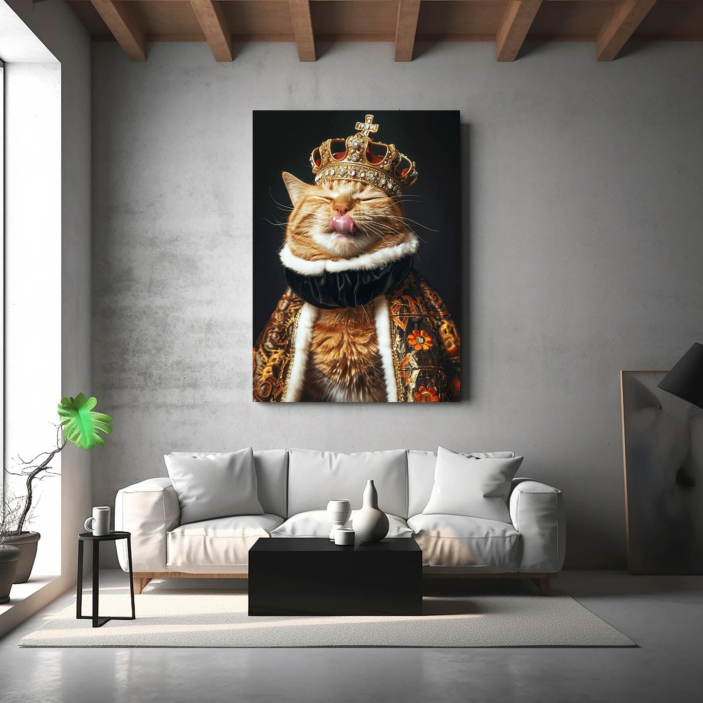 Royal Attitude Cat Art