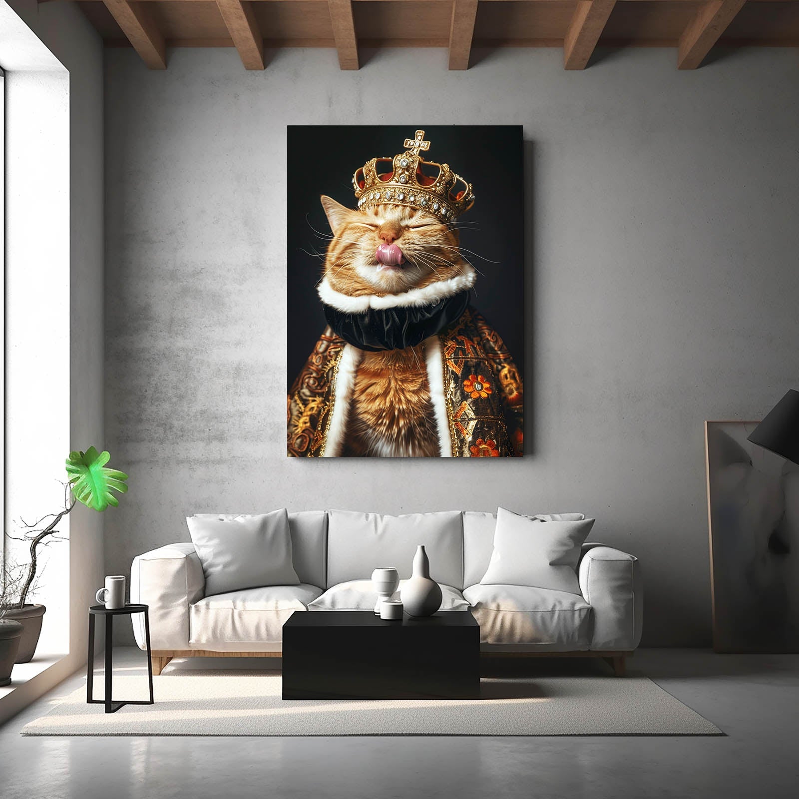 Royal Attitude Cat Art