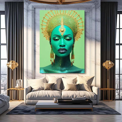 Royal Emerald African Wall Art