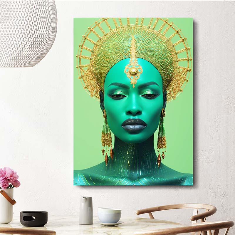 Royal Emerald African Wall Art