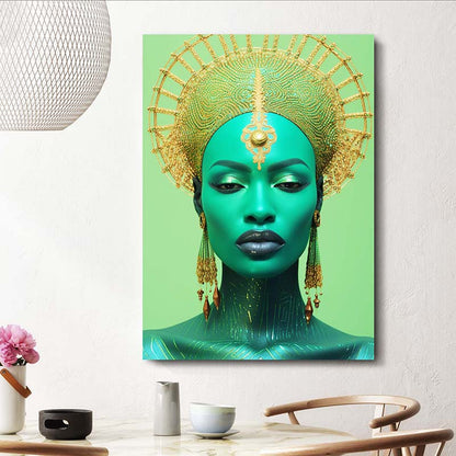 Royal Emerald African Wall Art