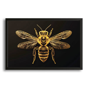 Royal Gold Bee Art