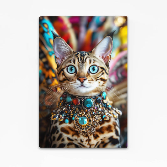 Royal Jewels Cat Art
