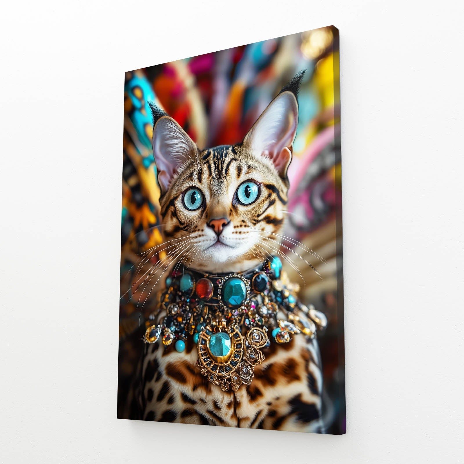 Royal Jewels Cat Art