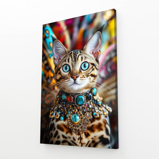 Royal Jewels Cat Art