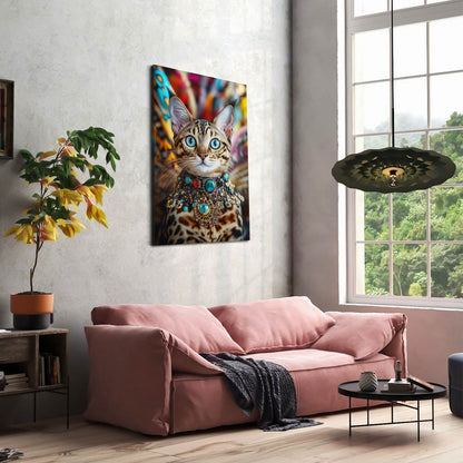 Royal Jewels Cat Art