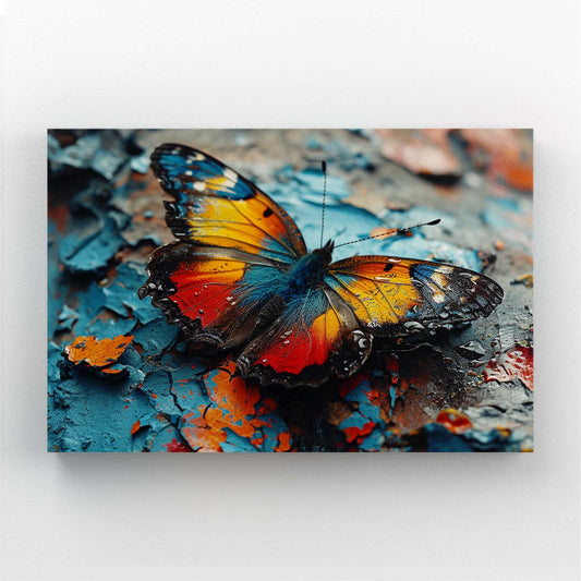 Rusted Beauty Butterfly Wall Art